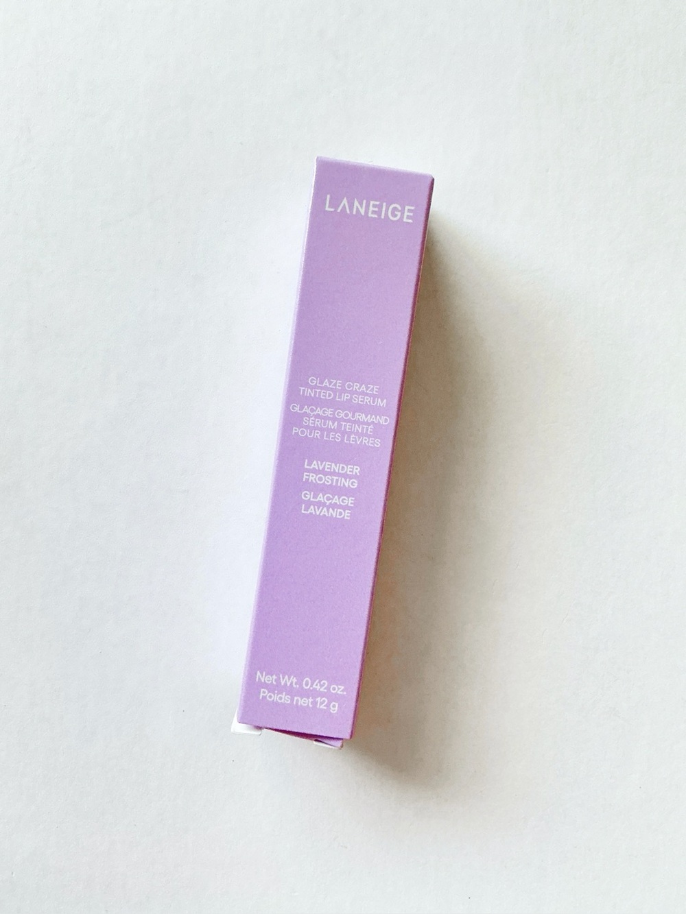 Laneige Lavender Frosting Glaze Craze Tinted Lip Serum • Limited Edition